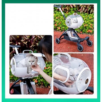 Rubeku Pet Stroller (PT-501) White
